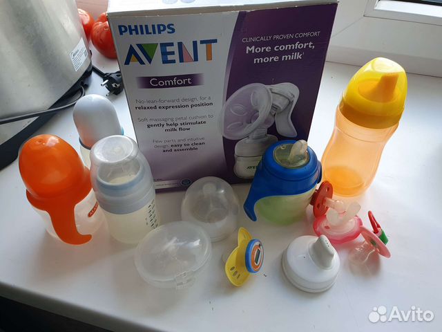 Philips avent, термометр, бутылочки, ниблер