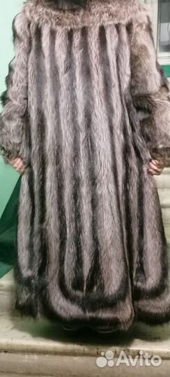 Шуба натуральная енот раз 52