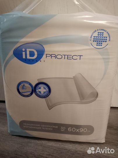 Пеленки одноразовые 60х90 30 штук