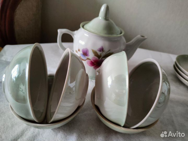 Чайный сервиз «Фиалка» СССР