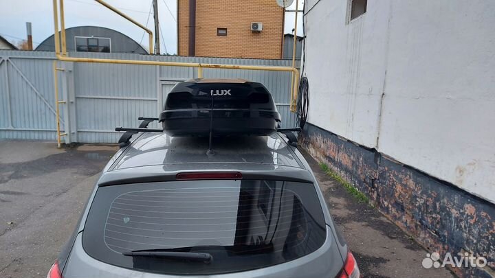 Бокс на крышу люкс Ирбис 175-85-40 чер глянец