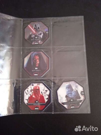 Звездные войны фигурки карточки Магнит