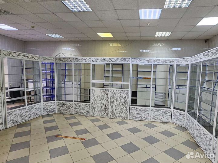 Витрины, стеллажи,шкафы аптечные