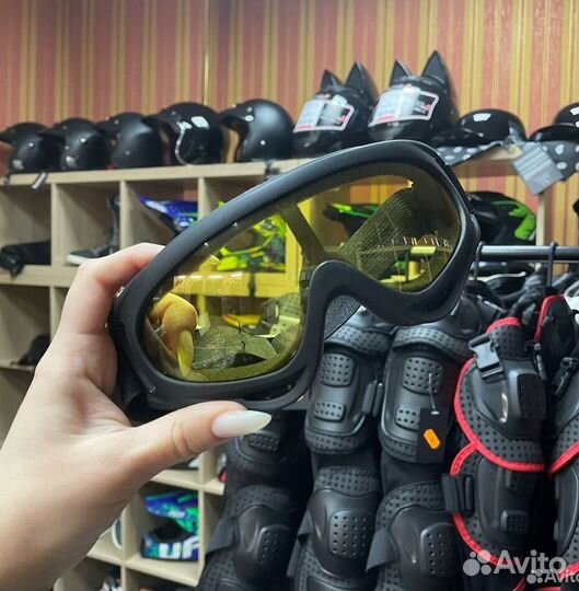 Очки для мото самоката велосипеда мягкие