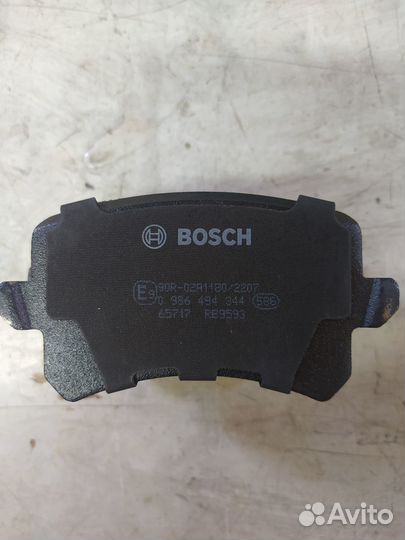 Колодки volkswagen bosch bp1252
