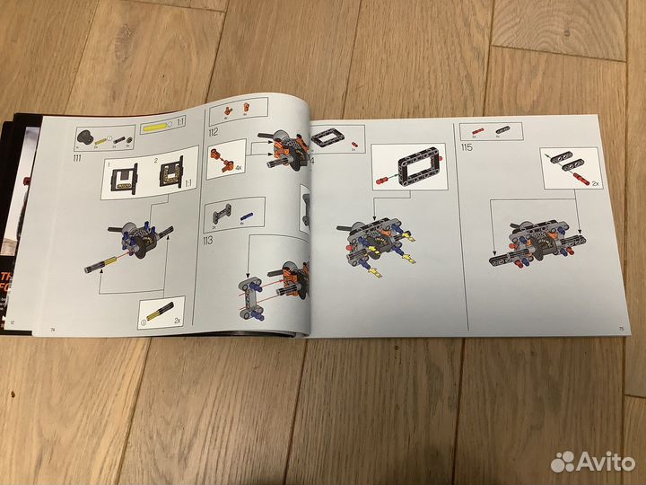 Инструкция от Лего 42126 (Ford raptor )