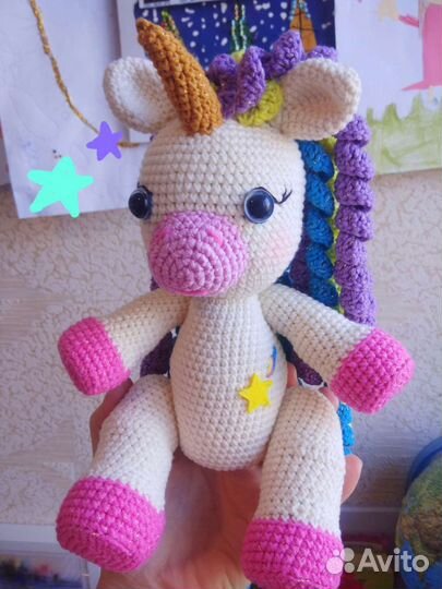 Единорог ручной работы подарок для девочки