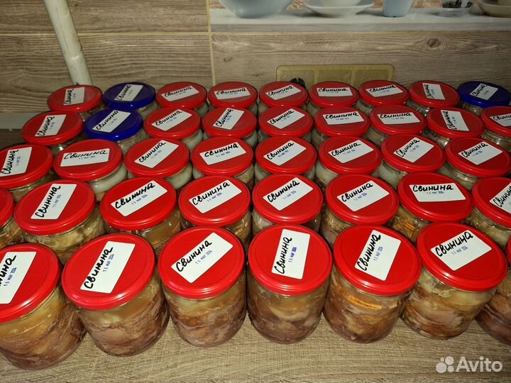 Тушенка свинина домашняя