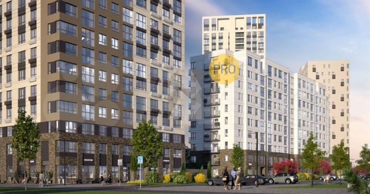 2-к. квартира, 64,8 м², 9/12 эт.