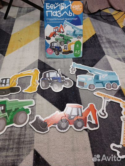 Пазлы и карточки для малышей