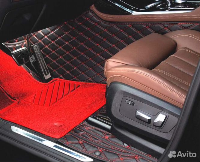 3D Коврики Geely Tugella из Экокожи