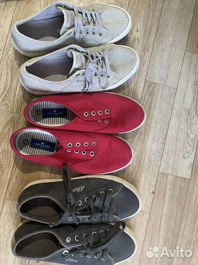 Кеды gant, tom tailor, oliver