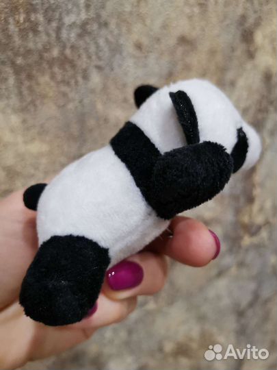 Панда брошь мягкая новая