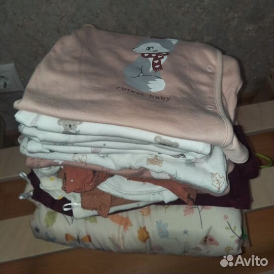 Новые вещи на девочку 56 62 68