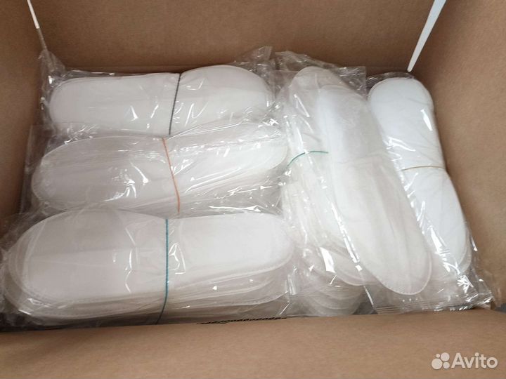 Тапочки одноразовые закрытый мыс