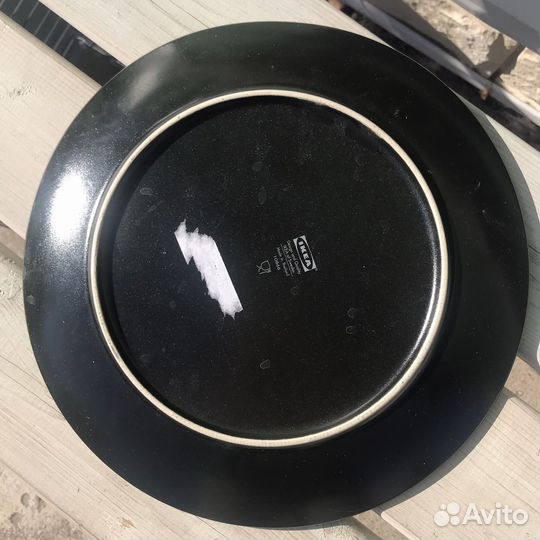 Тарелка керамика точечная роспись 26см