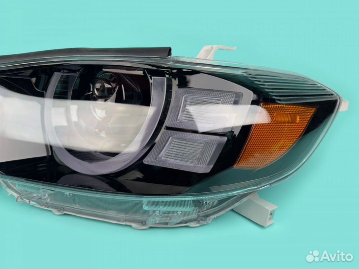 LED фары Toyota Highlander 2007-2013г