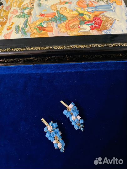 Серьги- ландыши