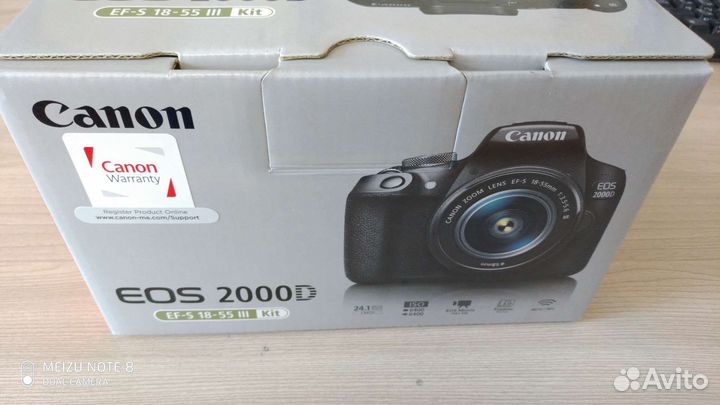 Canon eos 2000d Kit EF-S 18-55 III новый