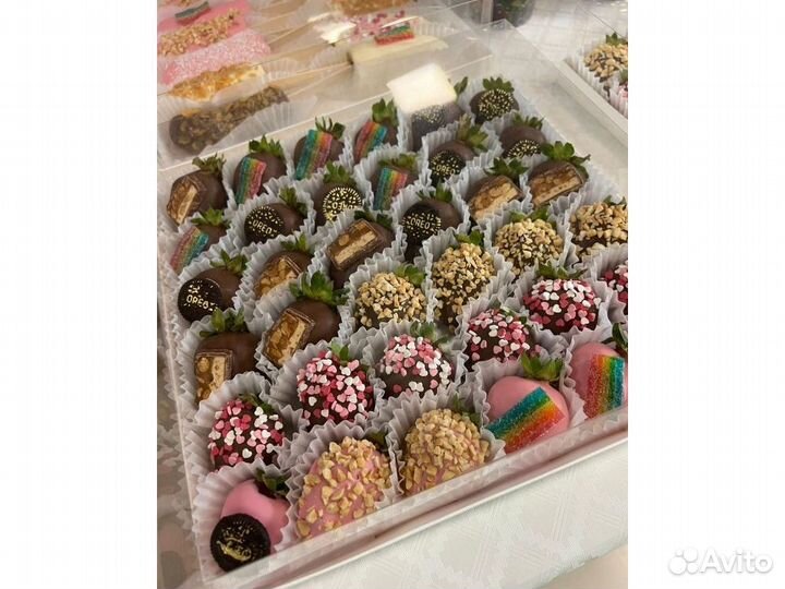 Клубника в бельгийском шоколаде KLN-6133