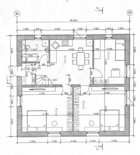Дом 142 м² на участке 5 сот.
