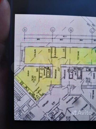 2-к. квартира, 74 м², 4/13 эт.