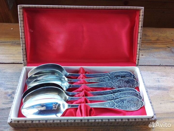 Ложки чайные и столовые мельхиоровые