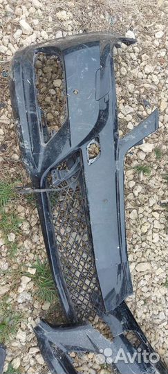 Бампер передний на Mercedes w204