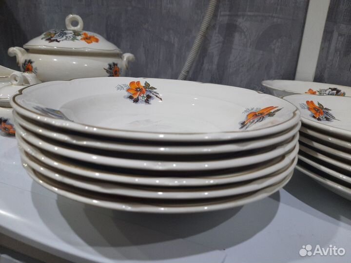 Столовый сервиз СССР Зик