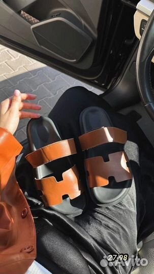 Шлепанцы hermes