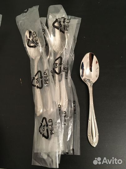 Ложки кофейные/десертные zepter 2 вида, по 6 шт