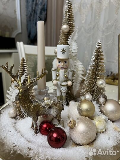 Новогодняя композиция на стол