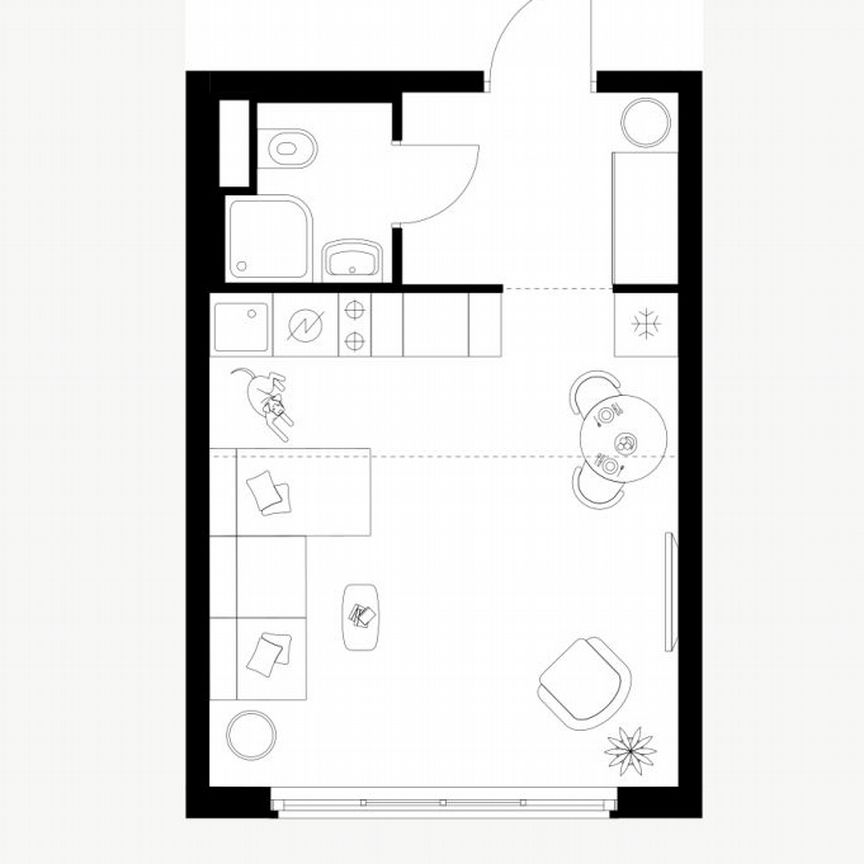 Квартира-студия, 26 м², 8/16 эт.