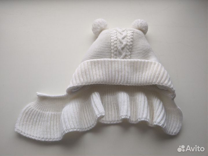Шапка-капор для новорожденных
