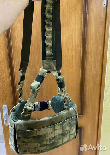 Боевой пояс с баллистической защитой и лямками Бр1