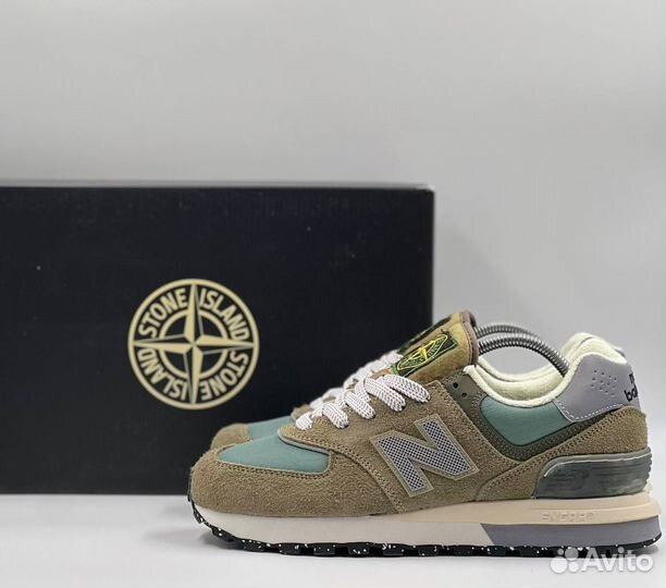 Кроссовки мужские New Balance 574 Stone Island