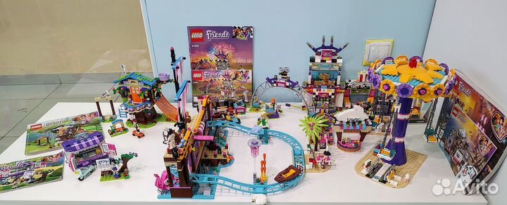Lego friends Парк развлечений + гонки