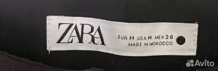 Прямые брюки zara со стрелками р.М