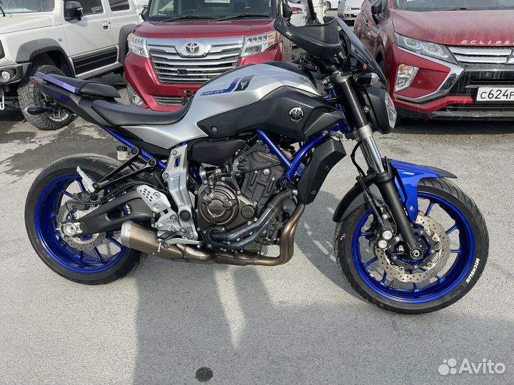 Yamaha MT-07, аукцион JBA 5 балов