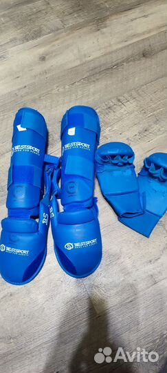 Защита голени и стопы для каратэ