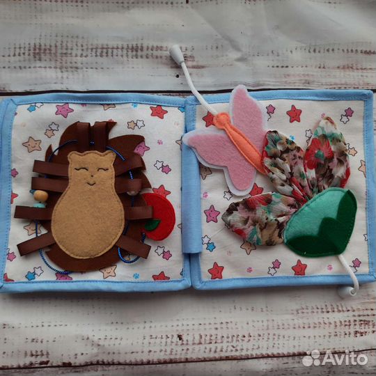 Развивающая книжка их фетра