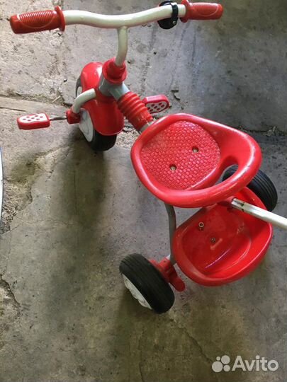 Детский велосипед с родительской ручкой