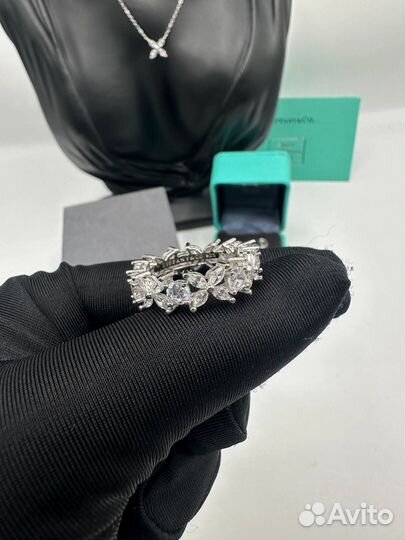 Серьги серебряные Tiffany