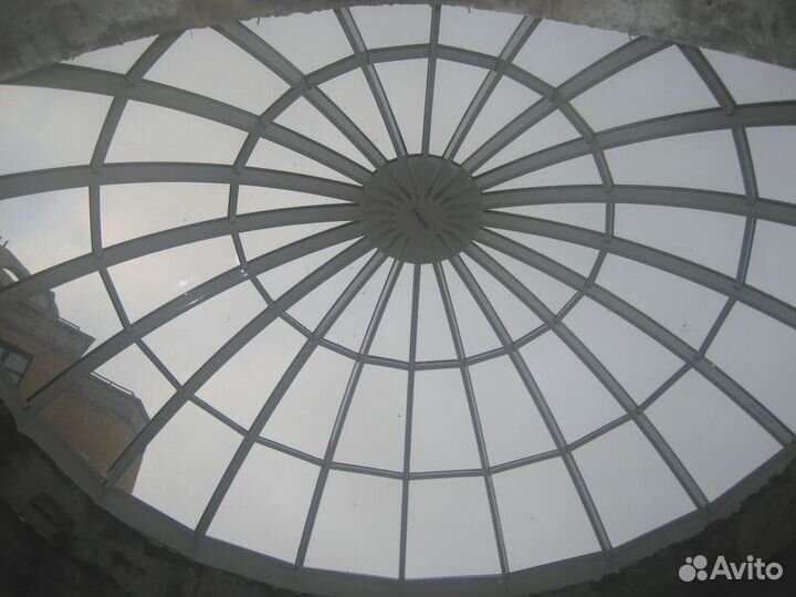 Панорамное остекление куполов