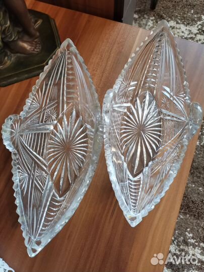 Хрустальная конфетница СССР