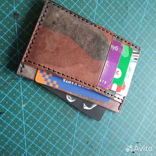Кошелек - портмоне Картхолдер ручной работы