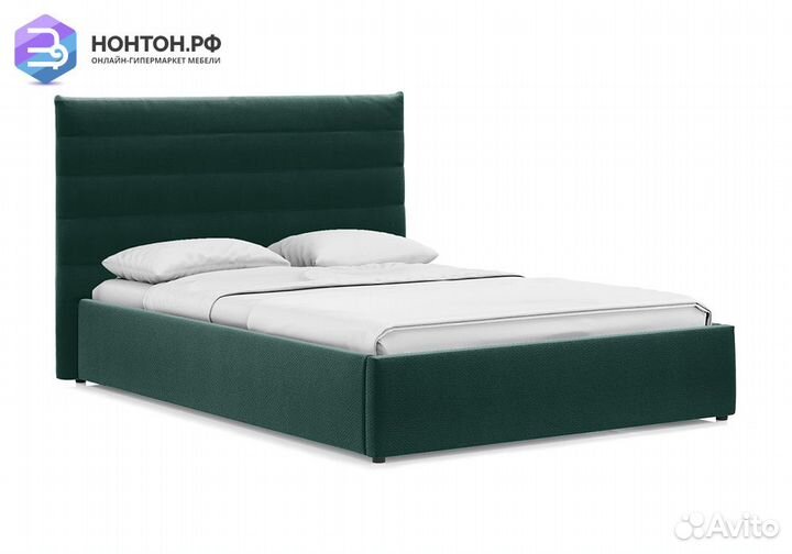 Кровать Амалия темно-зеленая