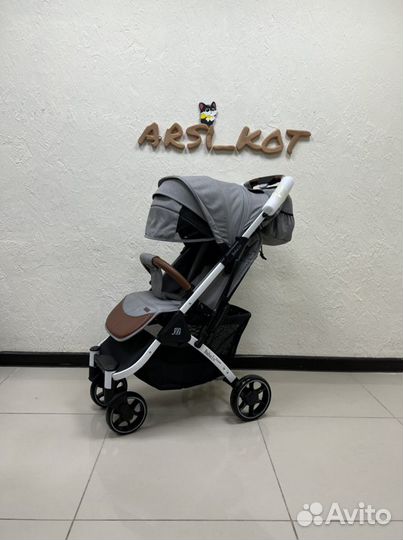 Babalo 2022 прогулочная коляска, серый на белой