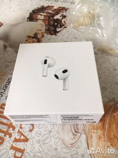 Беспроводные наушники apple airpods 3