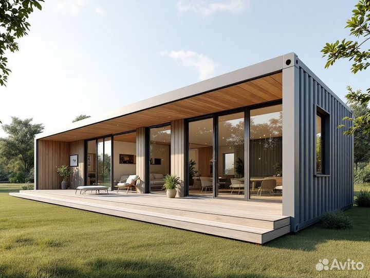 Модульный дом из морского контейнера